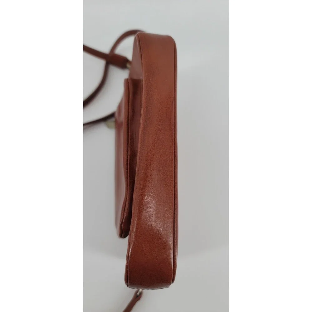 HOBO International Crossbody In Polished Leather Convertible to a Wristlet